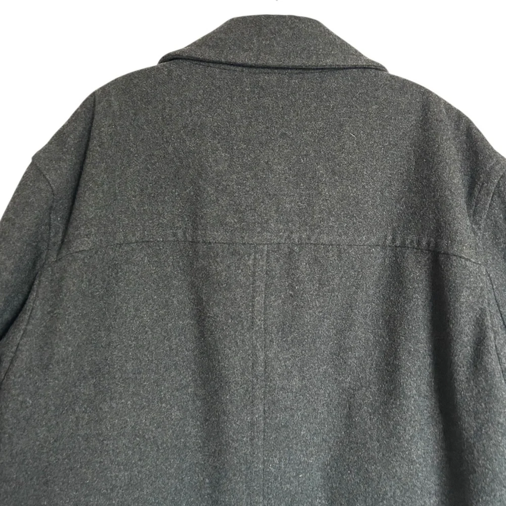J.Crew University Coat in a grey wool blend XL
